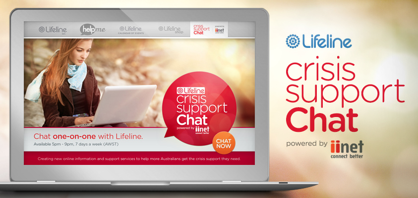 Online Crisis Chat Landing Page
