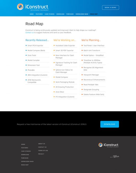 iConstruct Road Map