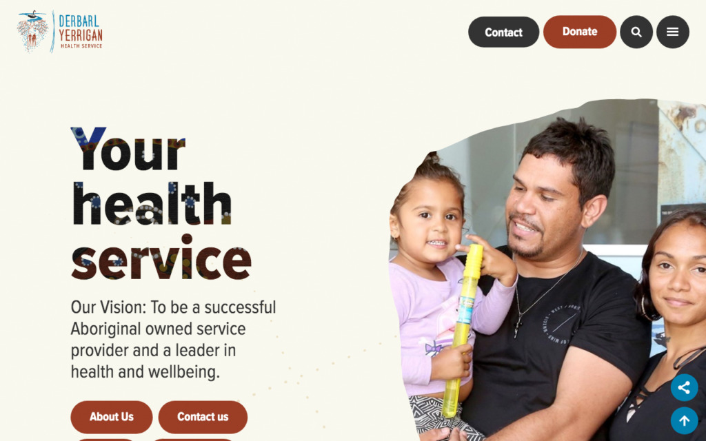 Derbarl Yerrigan Health Service website goes live!